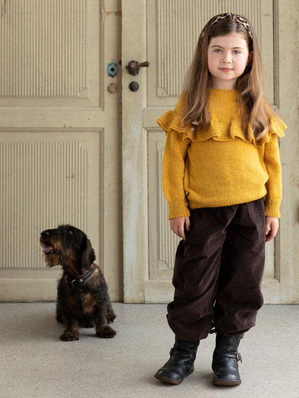 Strikkekit til Flæsebluse