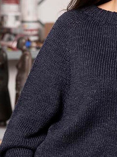 Digital opskrift til Oppefra og ned sweater