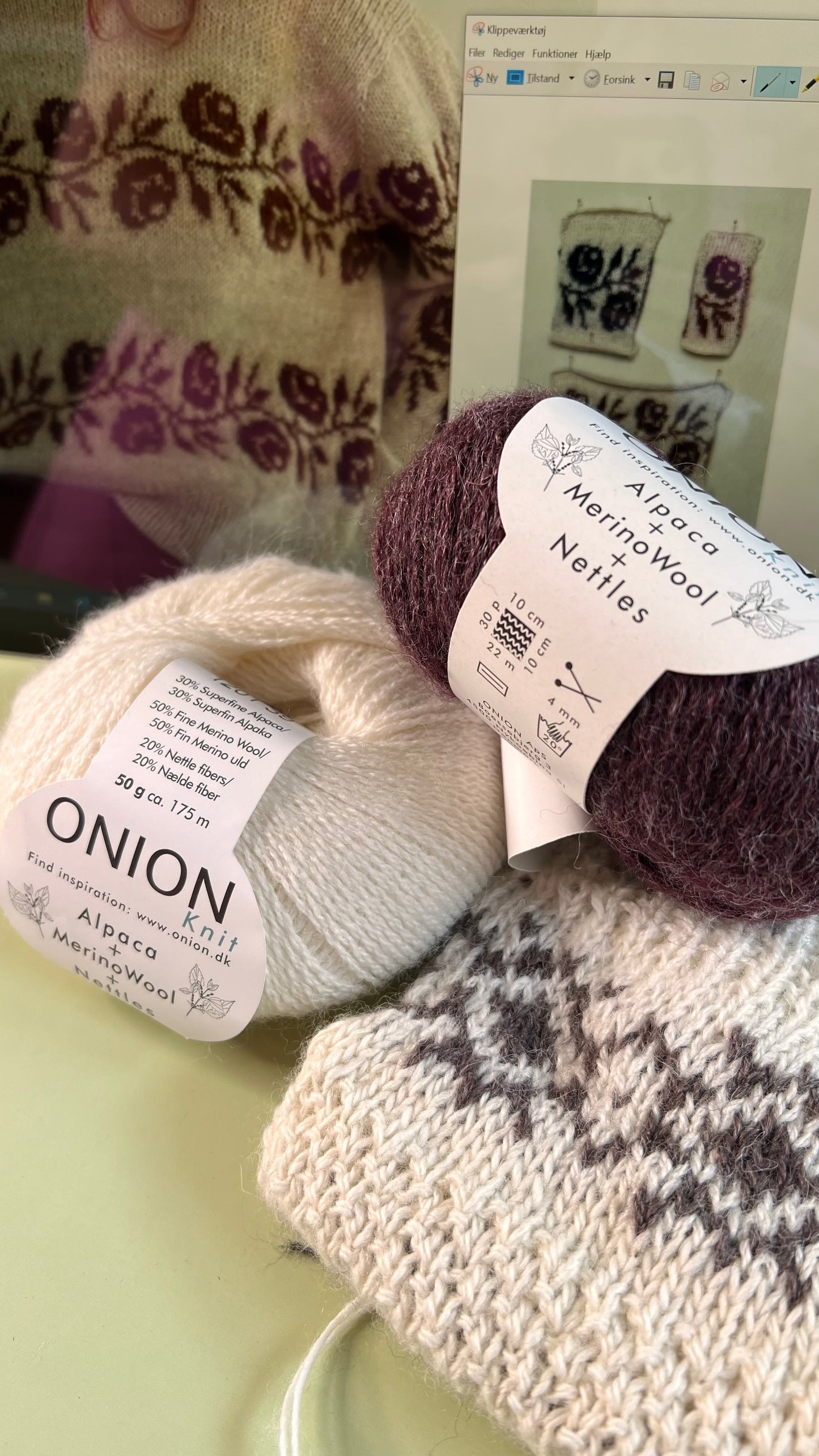Garnkit til Rosie Sweater - Alpaca + Merino Wool + Nettles