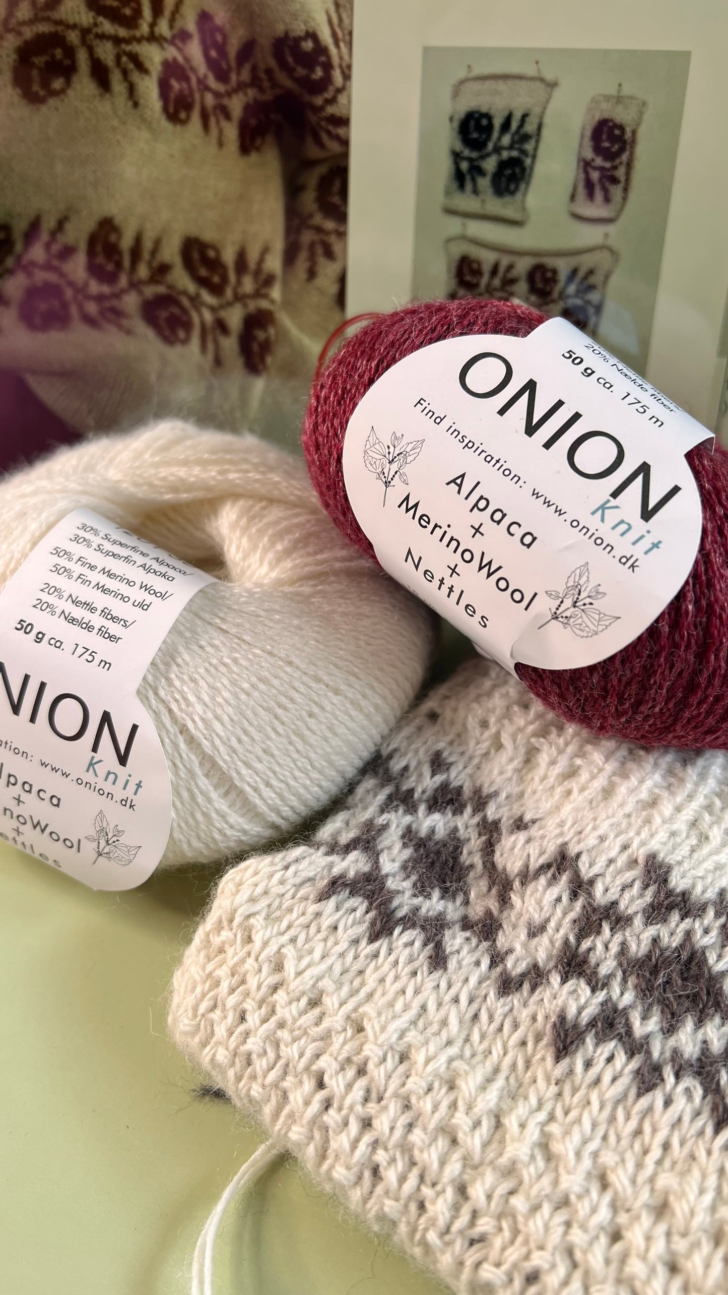 Garnkit til Rosie Sweater - Alpaca + Merino Wool + Nettles