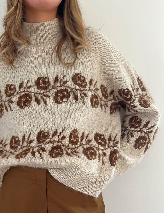 Garnkit til Rosie Sweater - Bio Shetland og Silky Kid