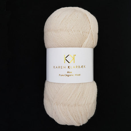 Sjalskit – 2 opskrifter i Karen Klarbæk Fine Pure Organic Wool